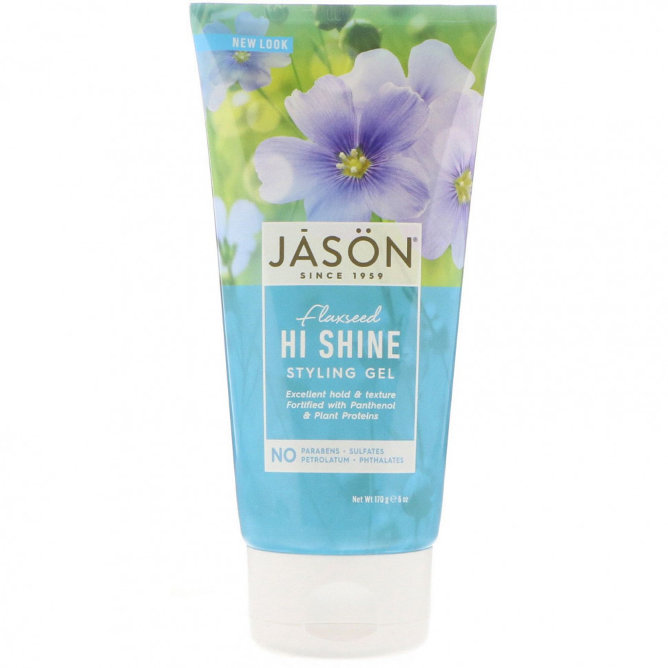   (Iherb) Jason Natural,    Flaxseed Hi Shine, 170  (6 )    -     , -, 