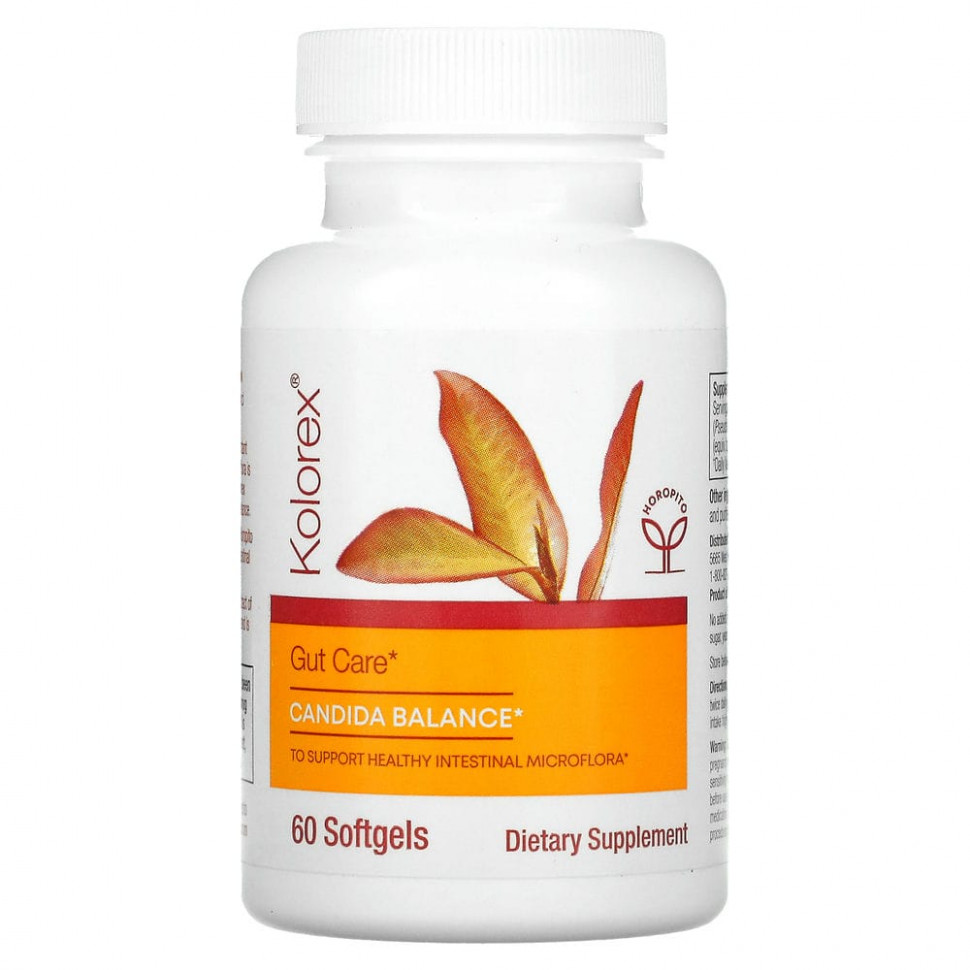���� ������ (Iherb) Kolorex, Advanced Candida Care, 60 ������ ����������� ������, ������ �� 7700 ���