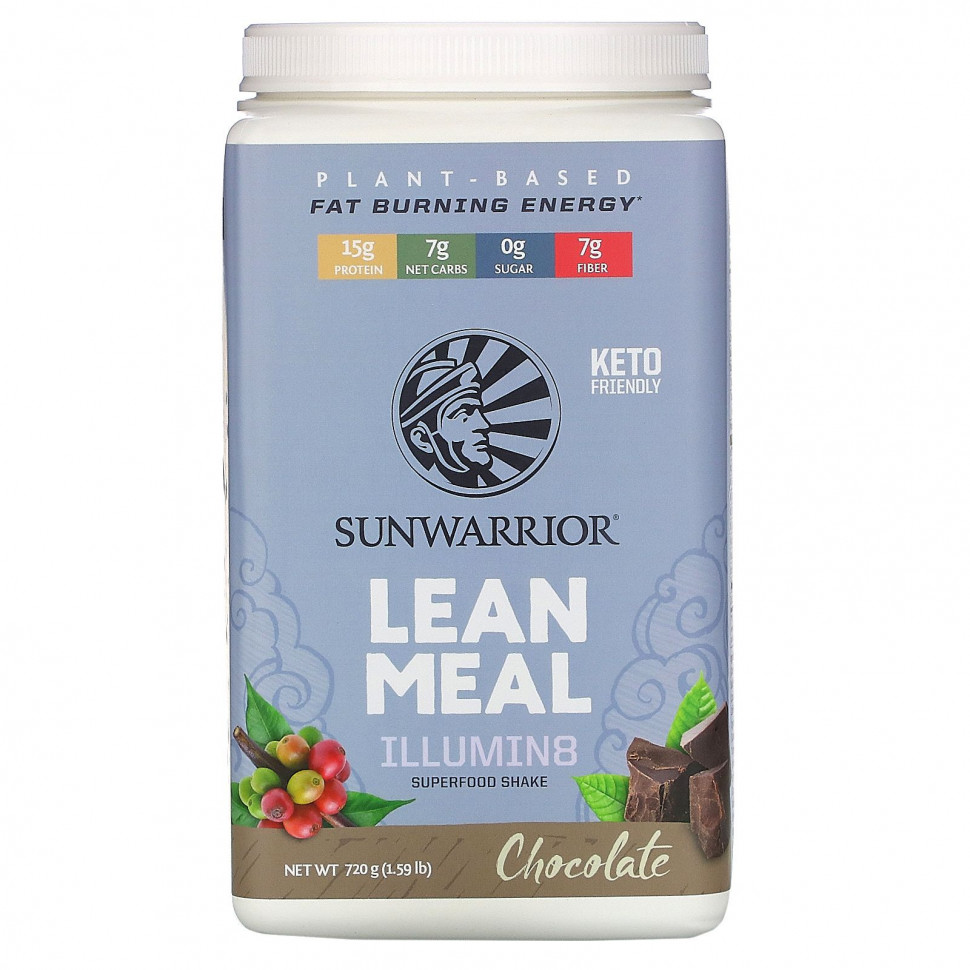 ���� ������ (Iherb) Sunwarrior, Illumin8 Lean Meal, �������, 1,59 ����� (720 �), ������ �� 7130 ���