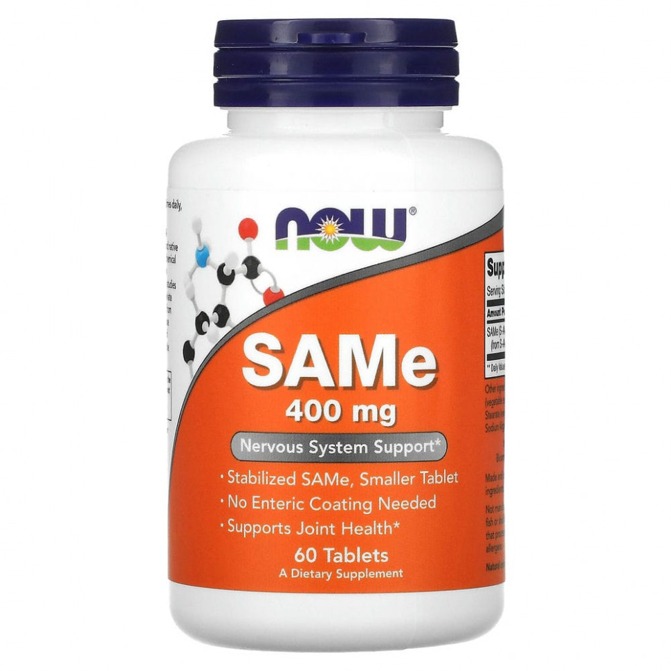   (Iherb) NOW Foods, SAMe, 400 , 60     -     , -, 