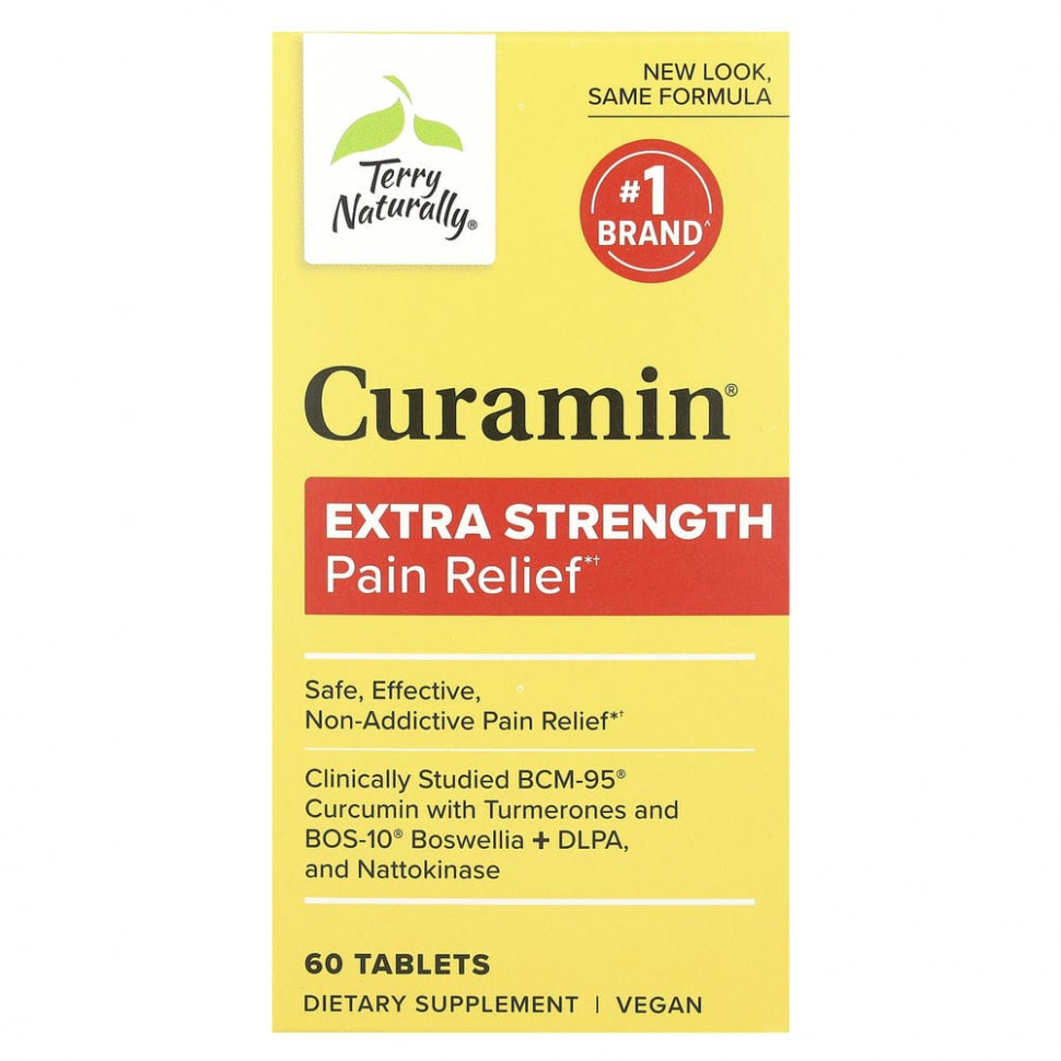 ���� ������ (Iherb) Terry Naturally, Curamin, �������������� ���������� ���� ��������, 60 ��������, ������ �� 6360 ���