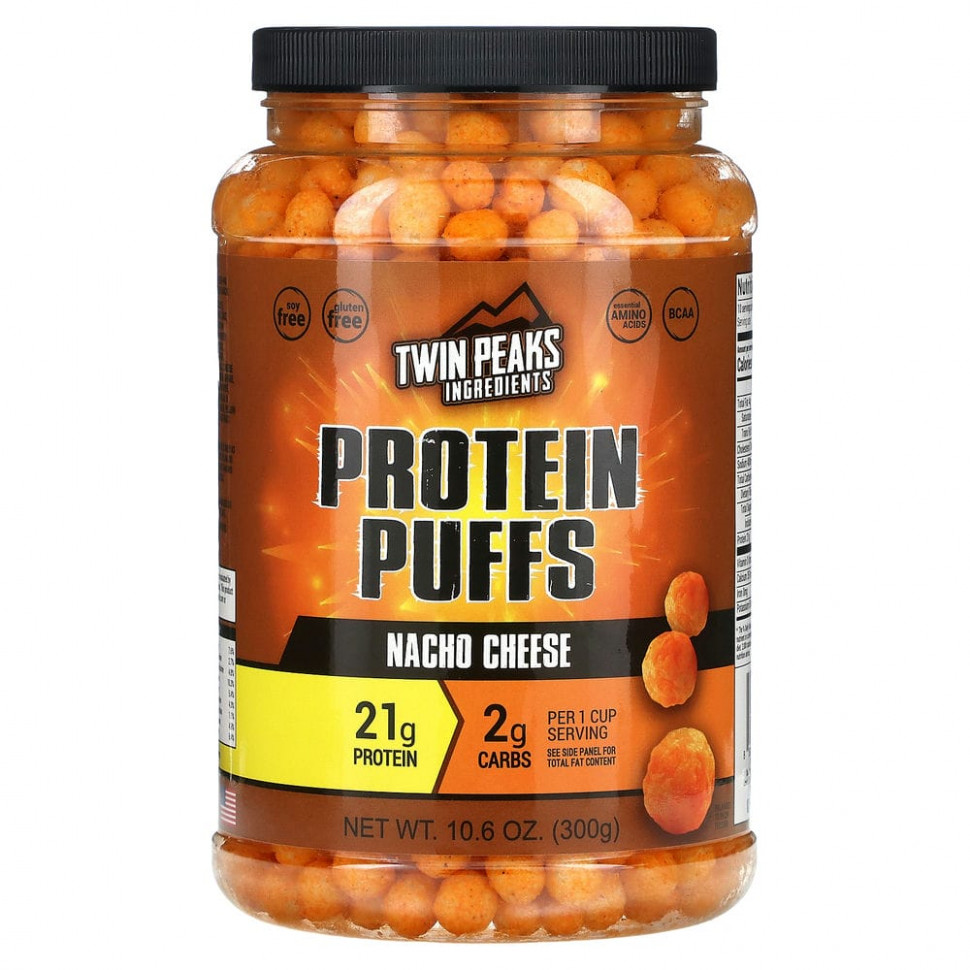   (Iherb) Twin Peaks, Protein Puffs,  , 300  (10,6 )    -     , -, 