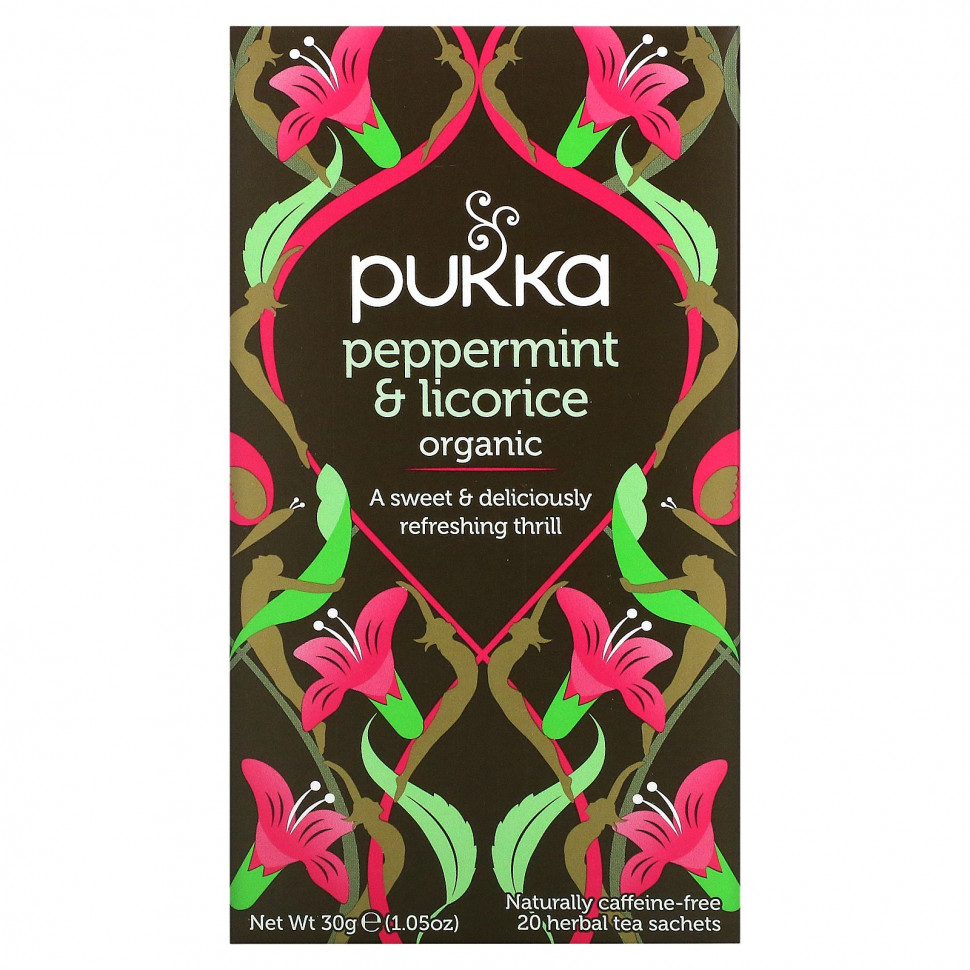 ���� ������ (Iherb) Pukka Herbs, �������� ��� �� �������� ���� � �������, ��� �������, 20 ������ ���������, 30 �, ������ �� 1240 ���