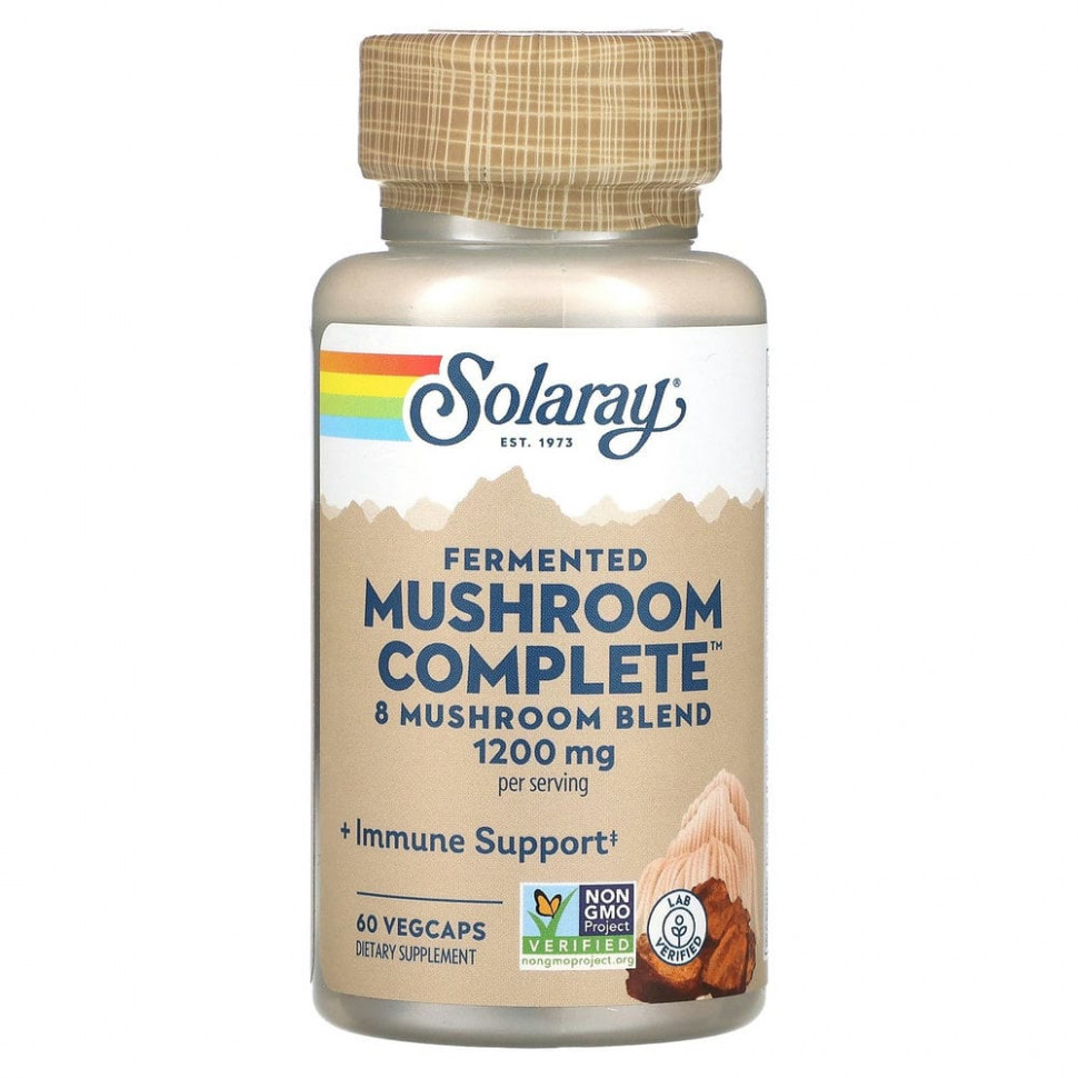 ���� ������ (Iherb) Solaray, ���������������� ���� ������ �����������, ���������� ������������ ��������, 600 ��, 60 �������������� ������, ������ �� 3120 ���