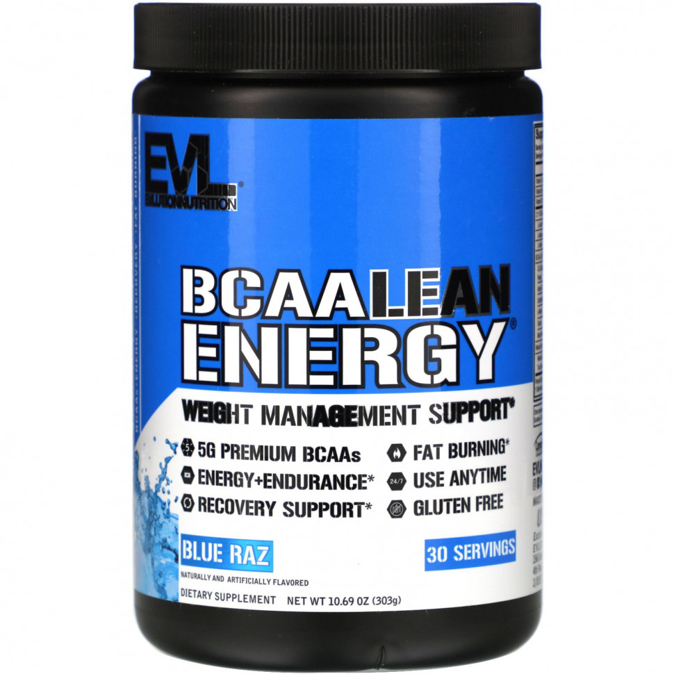 ���� ������ (Iherb) EVLution Nutrition, BCAA Lean Energy, �� ������ ����� ������, 303 � (10,60 �����), ������ �� 3610 ���