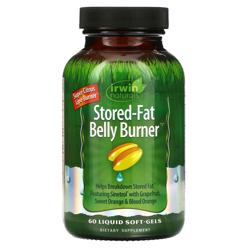 ���� ������ (Iherb) Irwin Naturals, Stored-Fat Belly Burner, ������������� ��������, 60 ������ � ���������, ������ �� 4300 ���