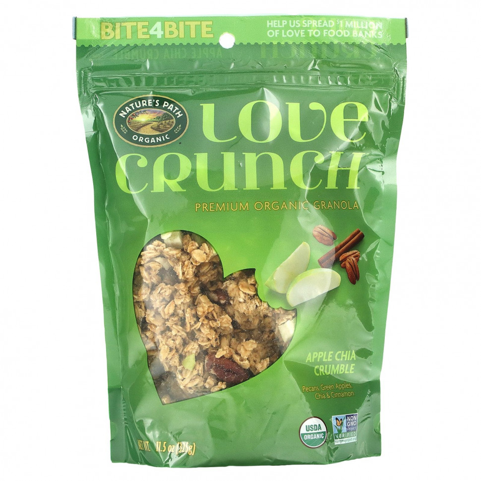 ���� ������ (Iherb) Nature's Path, Love Crunch, ������������������ ������������ �����, �������� ����� � ���, 11.5 ���. (325 �), ������ �� 1480 ���