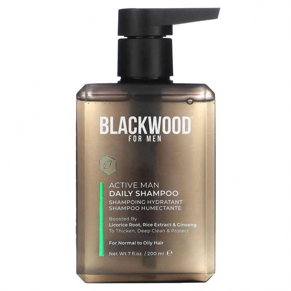   (Iherb) Blackwood For Men, Active Man Daily, ,  ,    , 200  (7 . )    -     , -, 