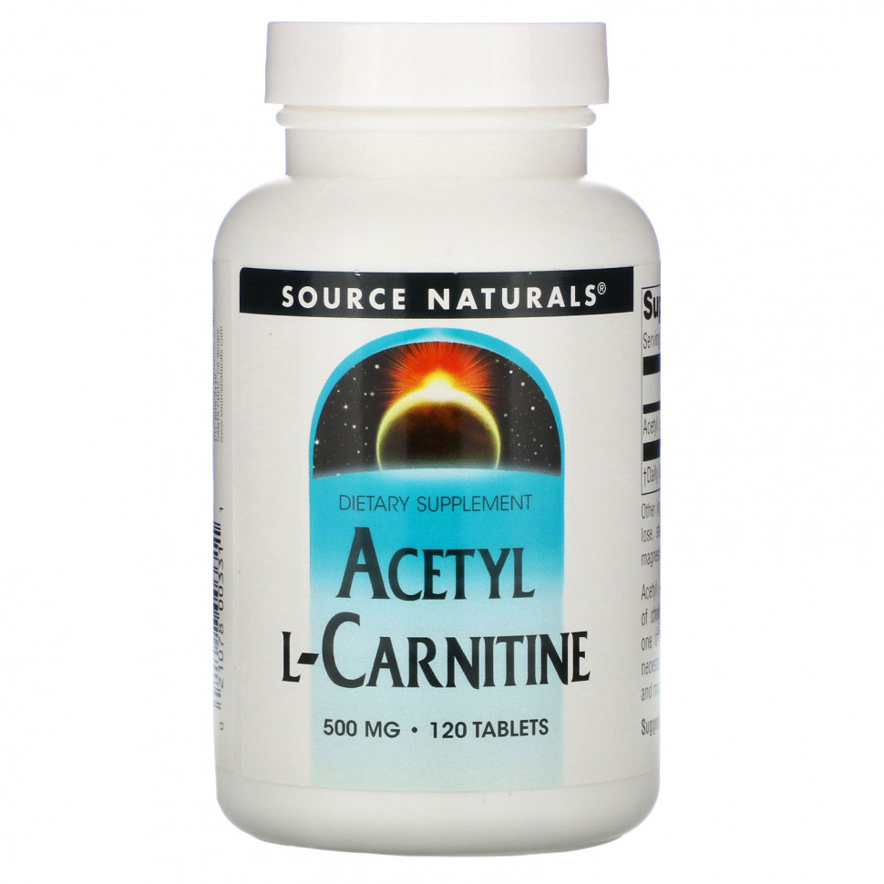 ���� ������ (Iherb) Source Naturals, ������ L-��������, 500 ��, 120 ��������, ������ �� 5360 ���