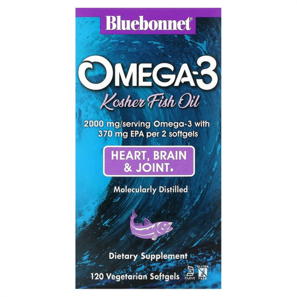 ���� ������ (Iherb) Bluebonnet Nutrition, �������� ����� ��� � �����-3, 120 �������������� ������, ������ �� 6310 ���