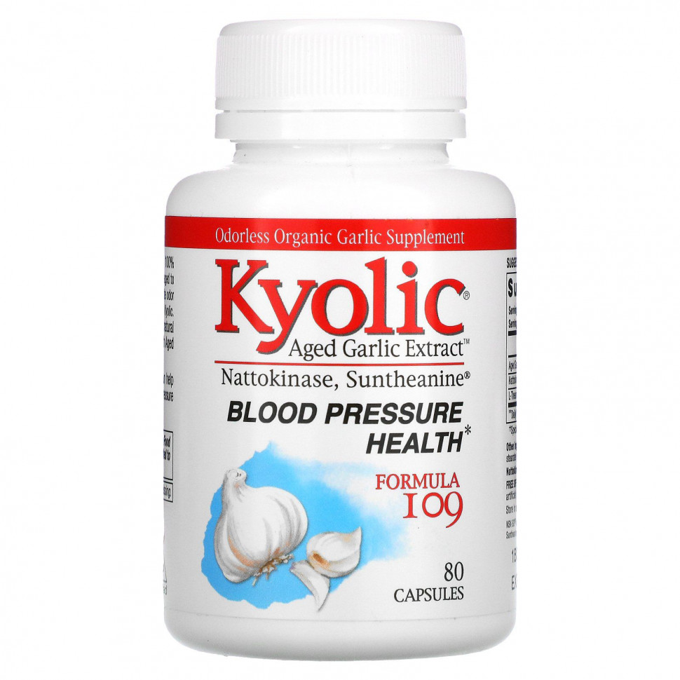 ���� ������ (Iherb) Kyolic, Aged Garlic Extract, ����������� �������� �������, ��� ��������� ������������� ��������, ������� 109, 80 ������, ������ �� 4200 ���