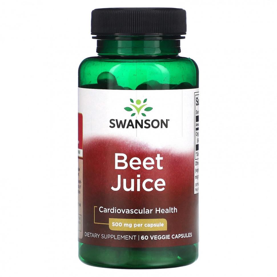 ���� ������ (Iherb) Swanson, ���������� ���, 500 ��, 60 ������������ ������, ������ �� 1980 ���