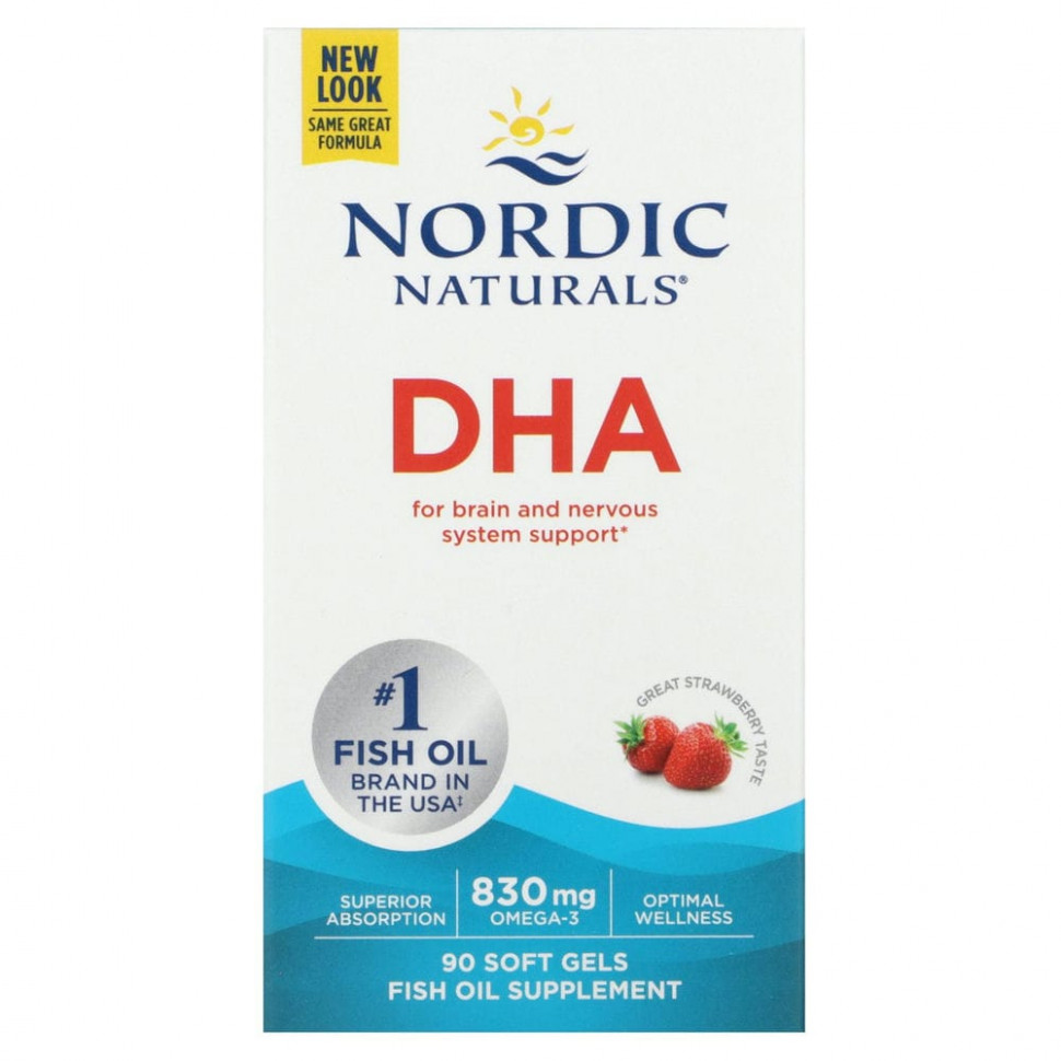 ���� ������ (Iherb) Nordic Naturals, ���, �� ������ ��������, 500 ��, 90 ����������� ������, ������ �� 5030 ���