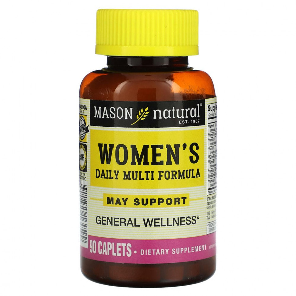 ���� ������ (Iherb) Mason Natural, ���������� ������� ��� ������, 90 ������������� ��������, ������ �� 1600 ���