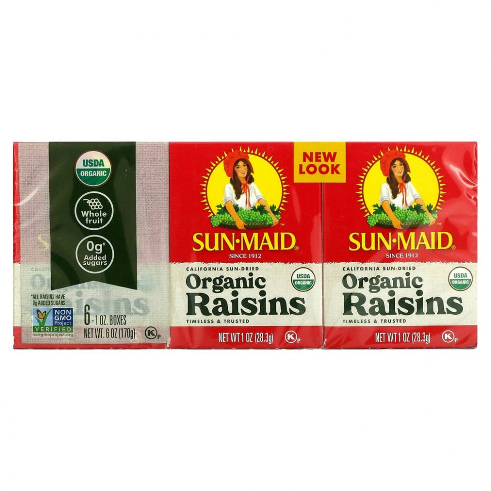   (Iherb) Sun-Maid,      , 6   28,3  (1 ),   1070 