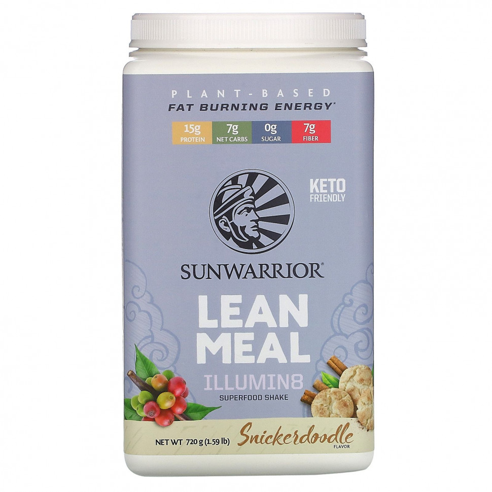   (Iherb) Sunwarrior, Illumin8 Lean Meal, Snickerdoodle, 720  (1,59 )    -     , -, 