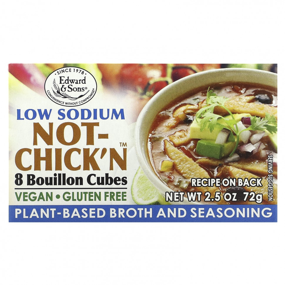   (Iherb) Edward & Sons,   Not-Chick'n,    , 8     -     , -, 