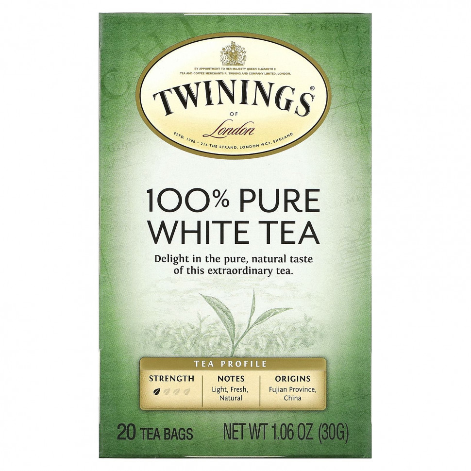 ���� ������ (Iherb) Twinings, �� 100% ������ ����� ���, 20 ������ ���������, 30 � (1,06 �����), ������ �� 1090 ���
