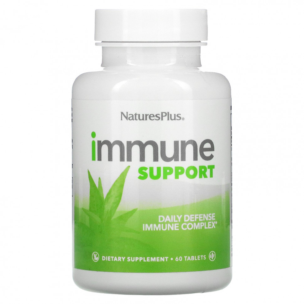   (Iherb) NaturesPlus, Immune Support, Daily Defense Immune Complex, 60 Tablets    -     , -, 