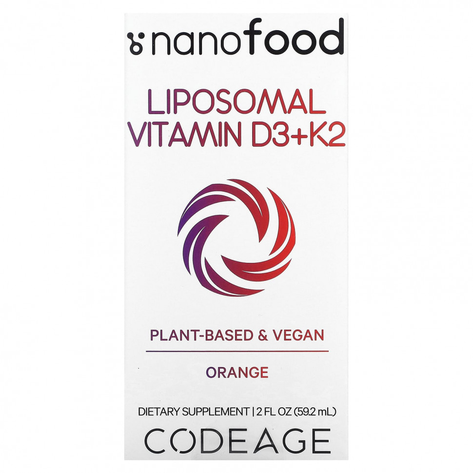   (Iherb) Codeage,   D3  K2, , 59,2  (2 . )    -     , -, 