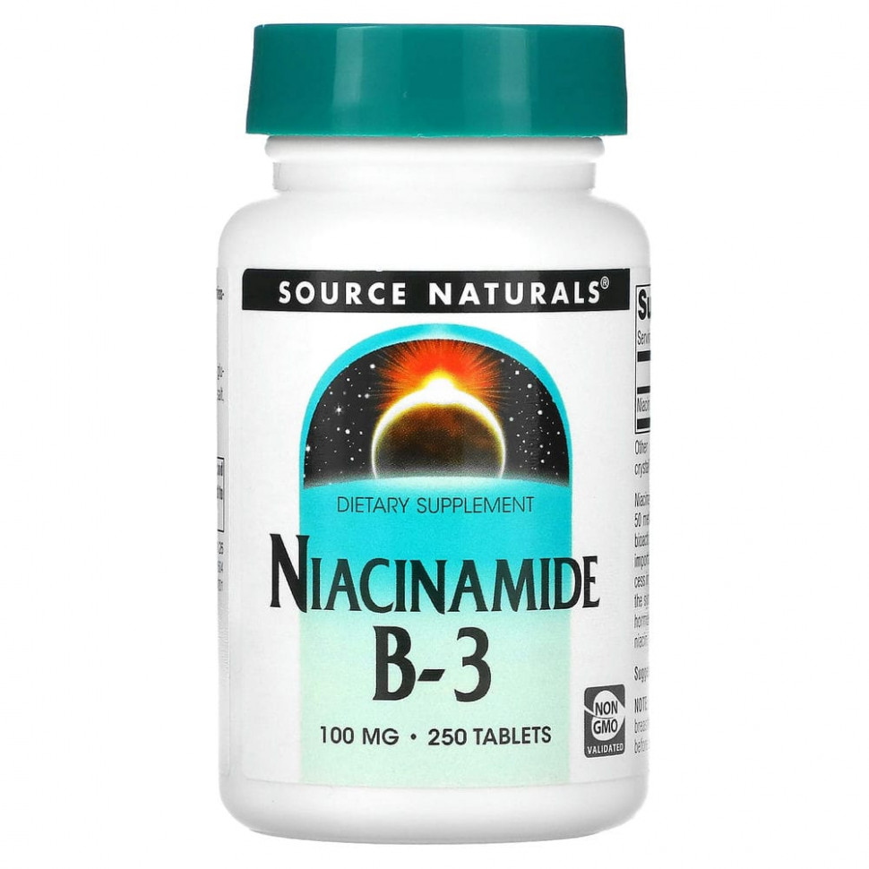   (Iherb) Source Naturals,  B-3, 100 , 250     -     , -, 