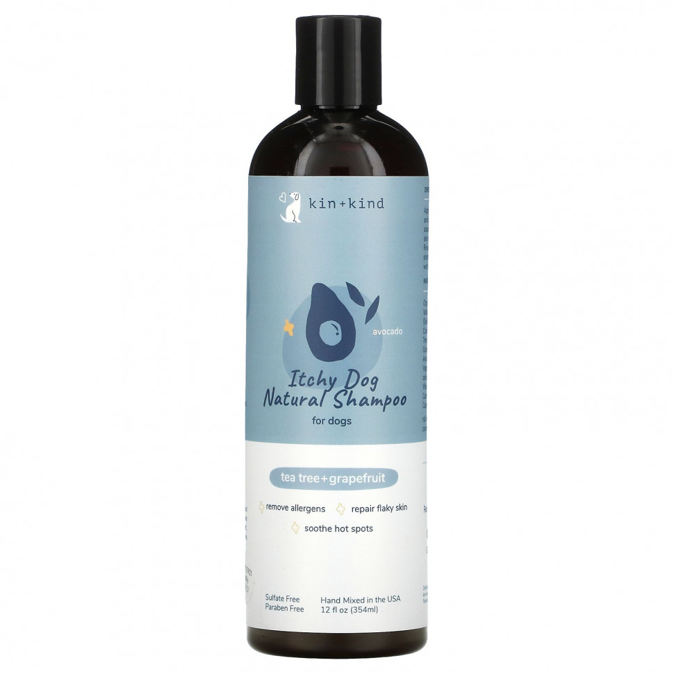 ���� ������ (Iherb) Kin+Kind, ����������� ������� ��� ����� �� Itchy Dog, ��� �����, ������ ������ � ���������, 354 �� (12 ����. �����), ������ �� 2740 ���