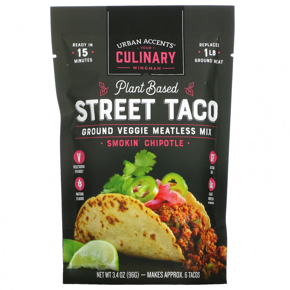   (Iherb) Urban Accents, Street Taco   ,     ,   , 96  (3,4 ),   1220 
