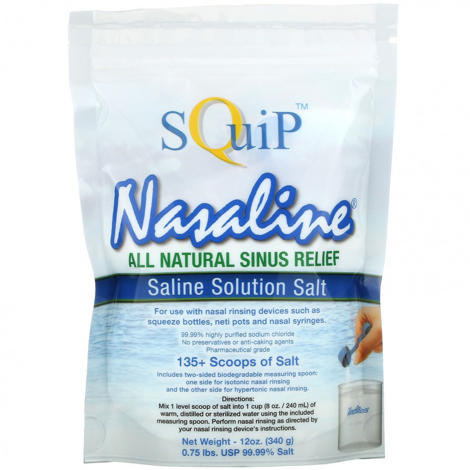   (Iherb) Squip, Nasaline,  , 340  (12 )    -     , -, 