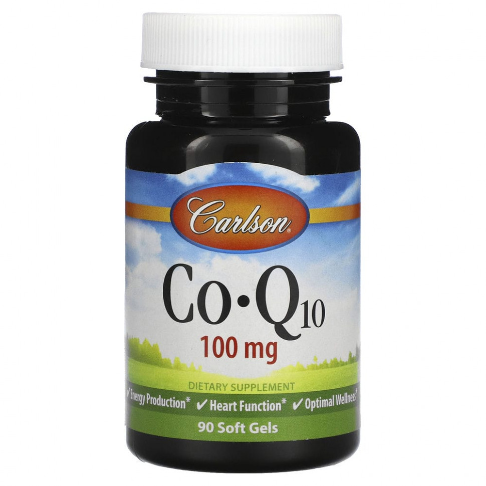   (Iherb) Carlson Labs,  Q10, 100 , 90     -     , -, 