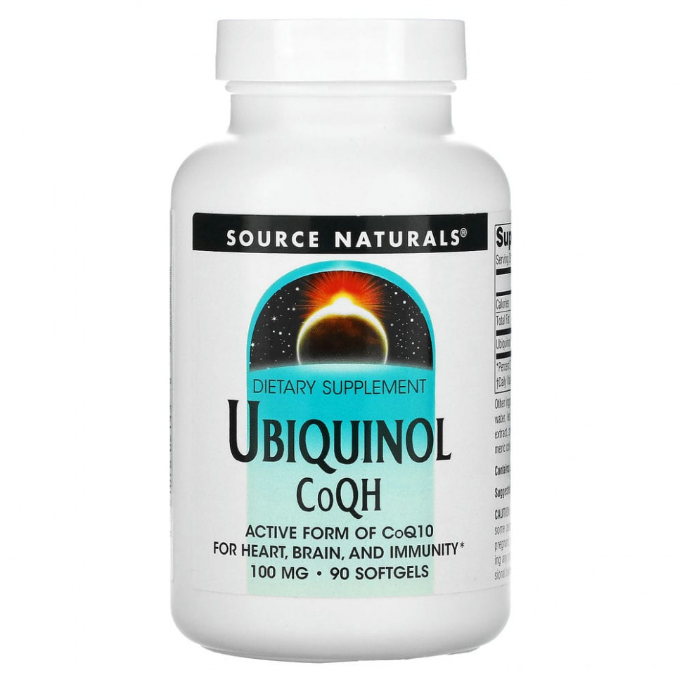   (Iherb) Source Naturals,  CoQH??, 100 , 90     -     , -, 