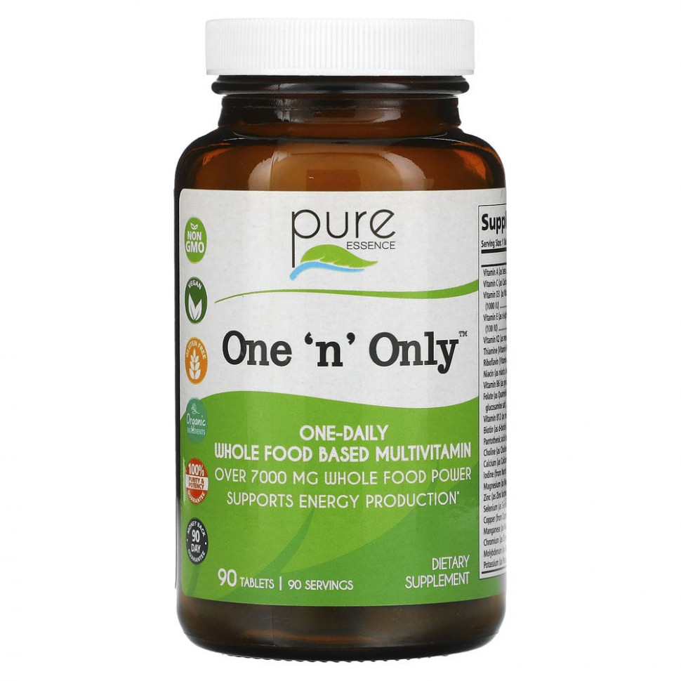   (Iherb) Pure Essence, One 'n' Only,  , 90     -     , -, 