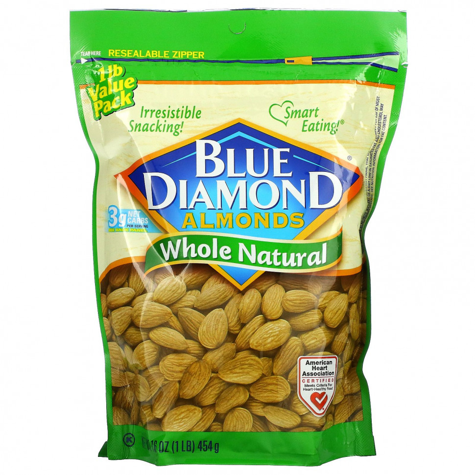 ���� ������ (Iherb) Blue Diamond, �������, ������� �����������, 454 � (16 �����), ������ �� 2640 ���