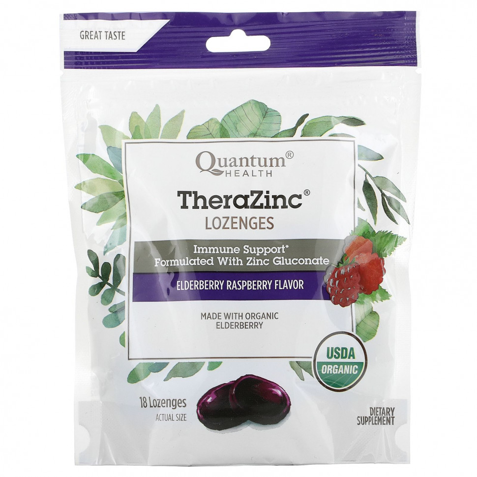   (Iherb) Quantum Health,  TheraZinc,    , 18     -     , -, 