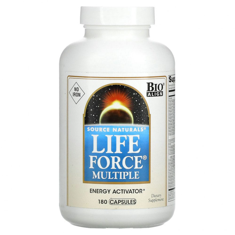   (Iherb) Source Naturals, Life Force Multiple,  , 180     -     , -, 