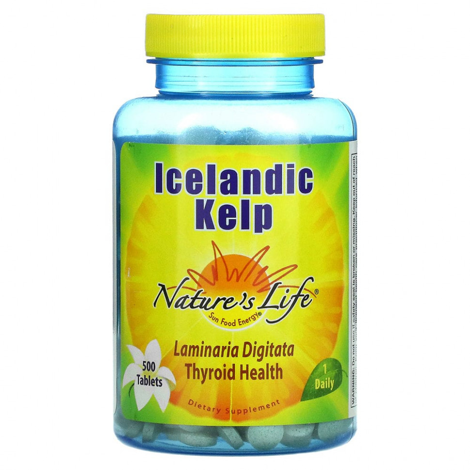   (Iherb) Nature's Life, Icelandic Kelp (  ), 500 ,   1680 