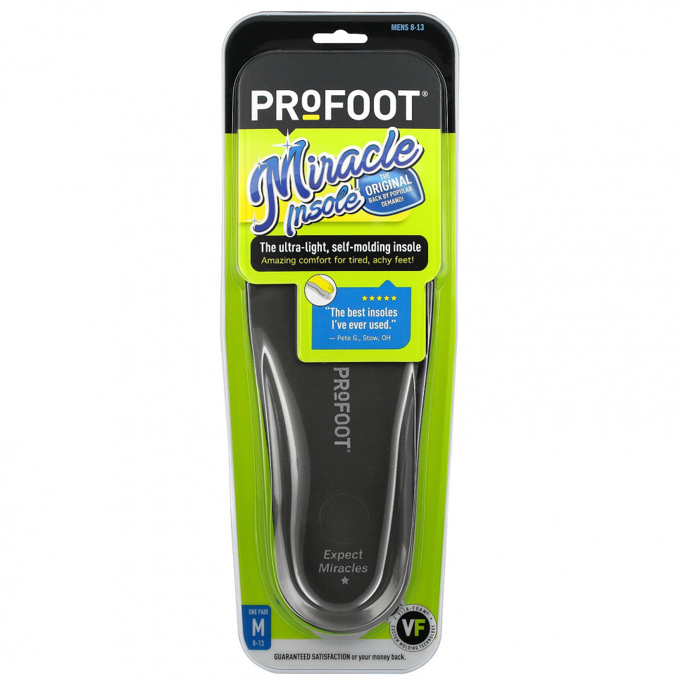   (Iherb) Profoot, Miracle Insole,  8-13, 1     -     , -, 