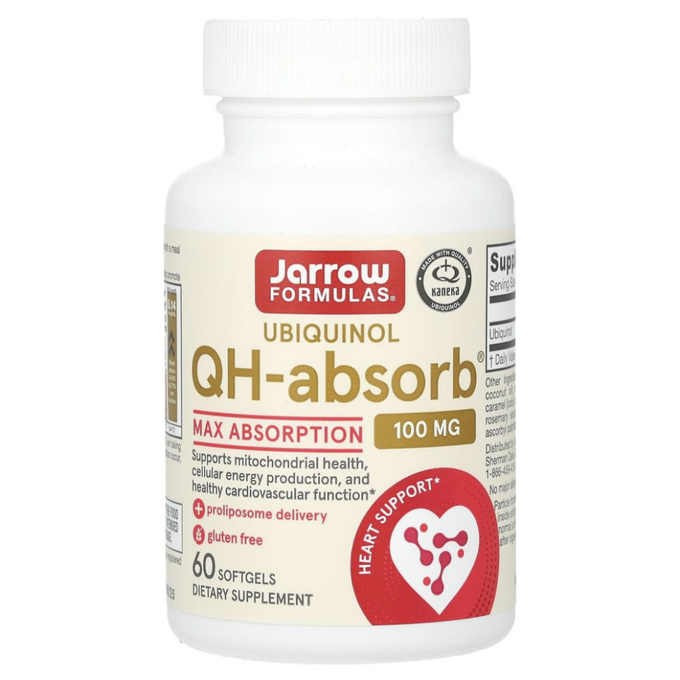   (Iherb) Jarrow Formulas,  QH-Absorb, 100 , 60      -     , -, 