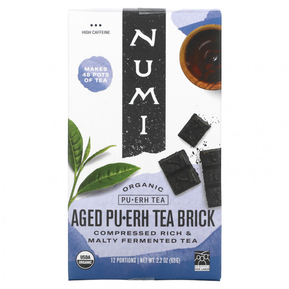 ���� ������ (Iherb) Numi Tea, ������������ ����������� ��� ����, 63 � (2,2 �����), ������ �� 2090 ���