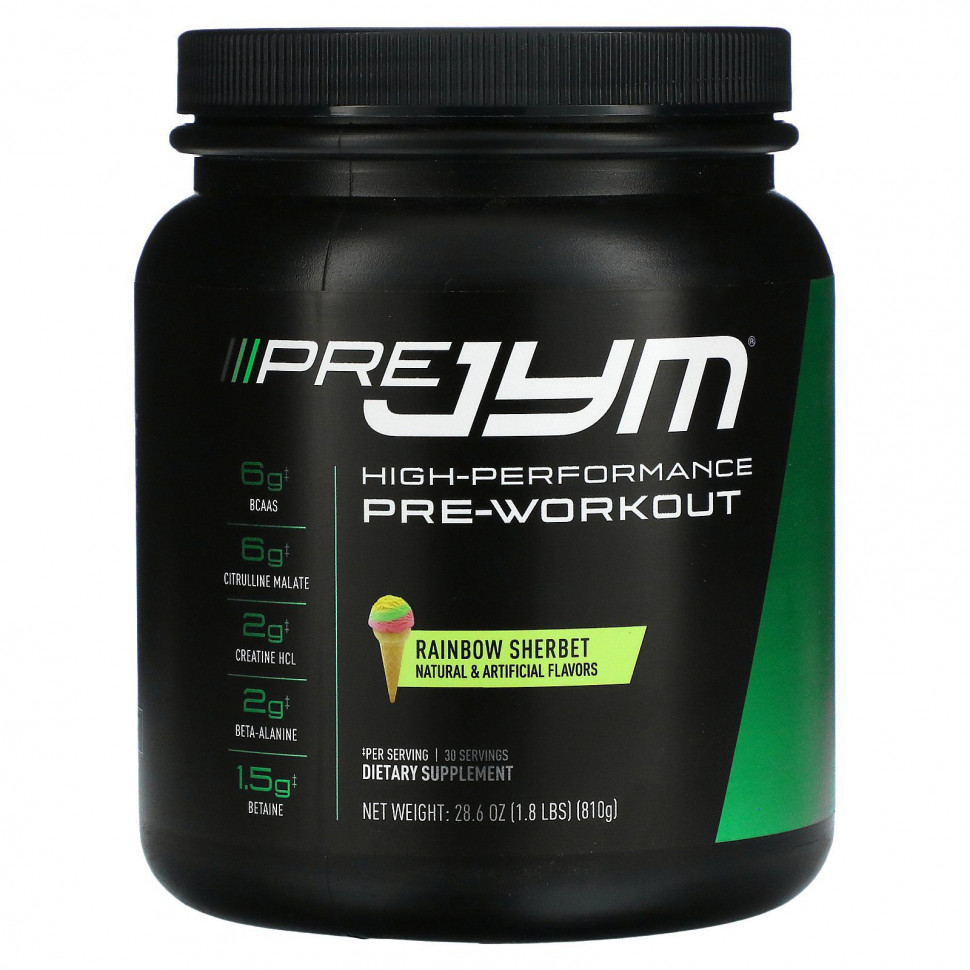 ���� ������ (Iherb) JYM Supplement Science, Pre JYM, ����������������� ����������������� �������, �������� ������, 810 � (1,8 �����), ������ �� 9620 ���