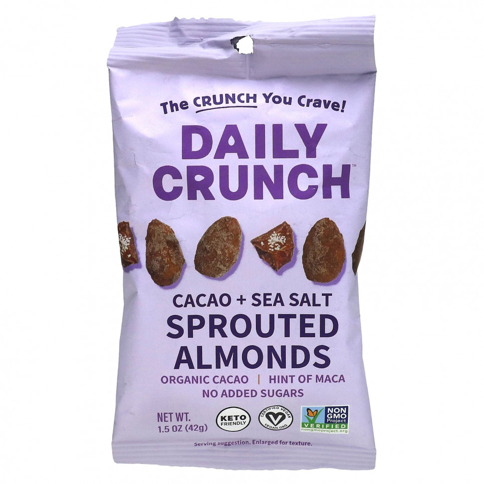 ���� ������ (Iherb) Daily Crunch, ��������� �������, ����� � ������� ����, 42 � (1,5 �����), ������ �� 820 ���