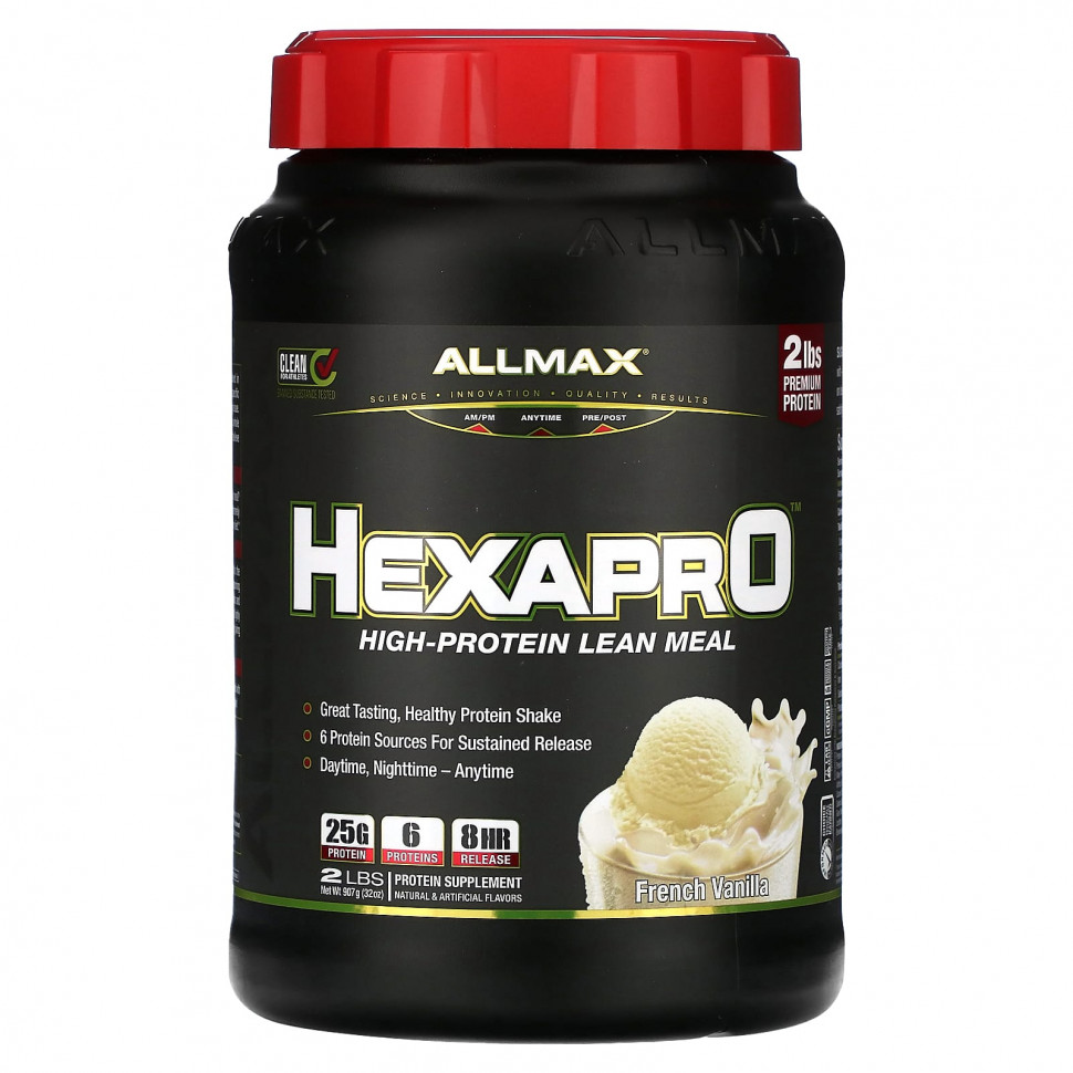 ���� ������ (Iherb) ALLMAX, Hexapro, ������� ��� � ������� ����������� �����, ����������� ������, 907 � (2 �����), ������ �� 7190 ���