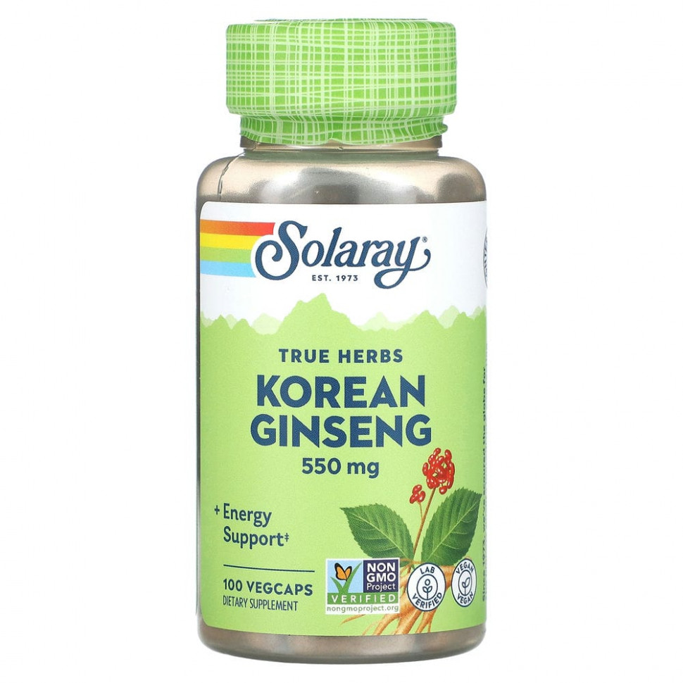 ���� ������ (Iherb) Solaray, ��������� ��������, 550 ��, 100 �������������� ������, ������ �� 4270 ���