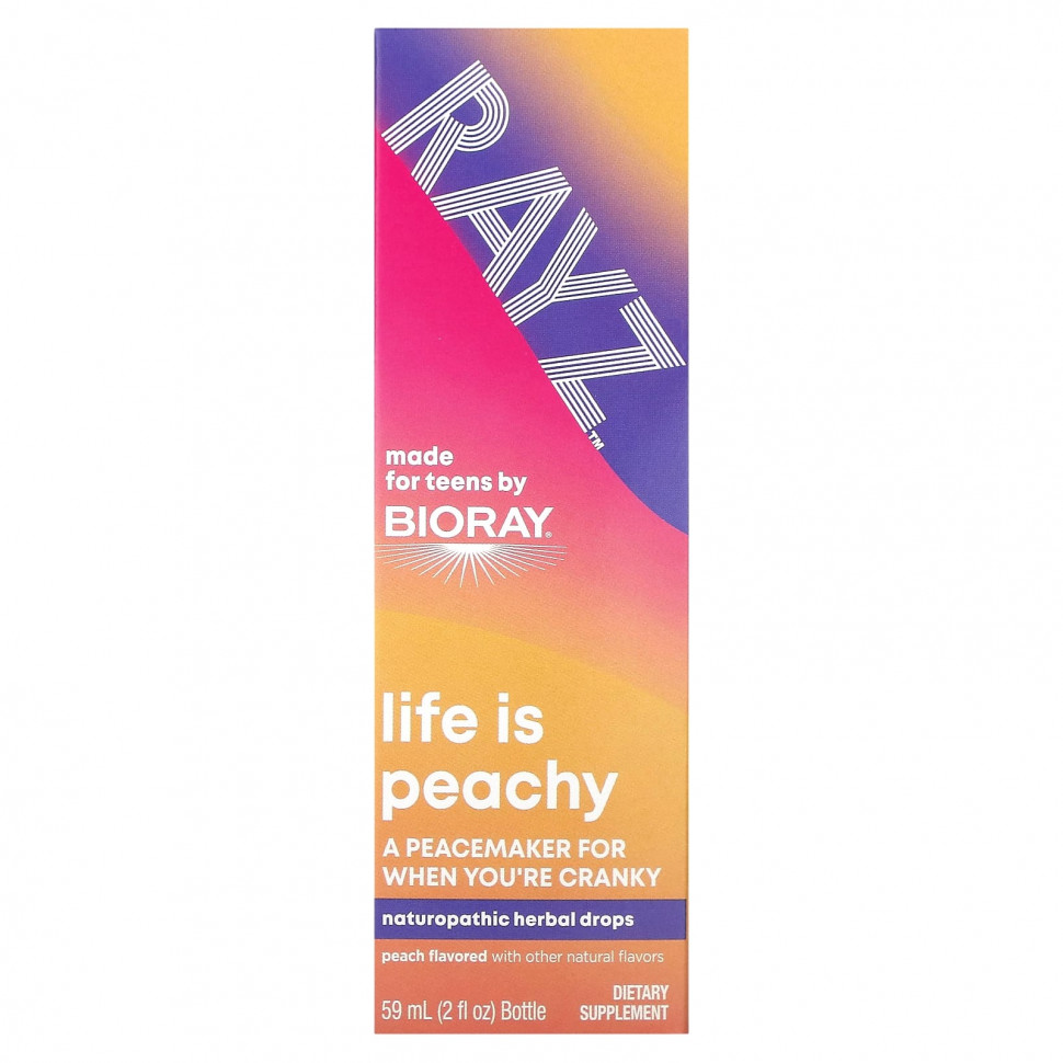 ���� ������ (Iherb) Bioray Inc., Rayz, Life Is Peachy, ��� ����������, ������, 59 �� (2 ����. �����), ������ �� 5590 ���