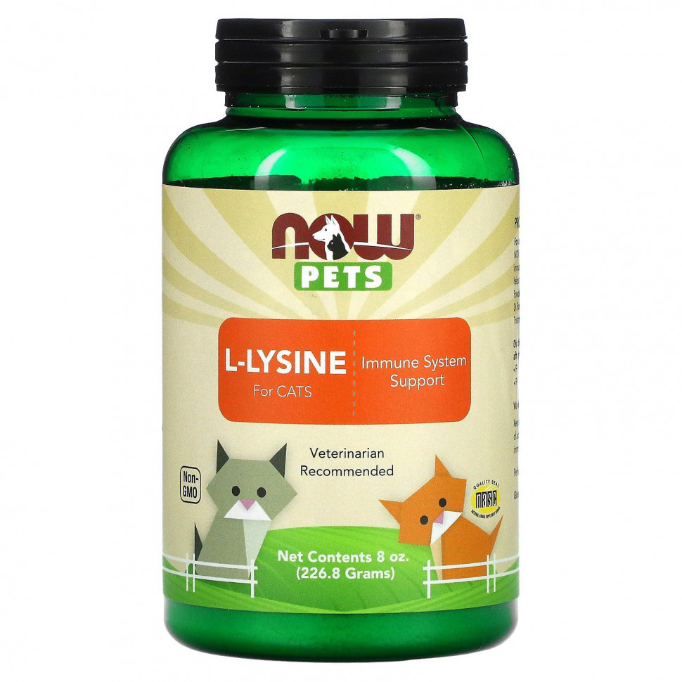   (Iherb) NOW Foods, Now Pets, L-  , 226,8  (8 )    -     , -, 