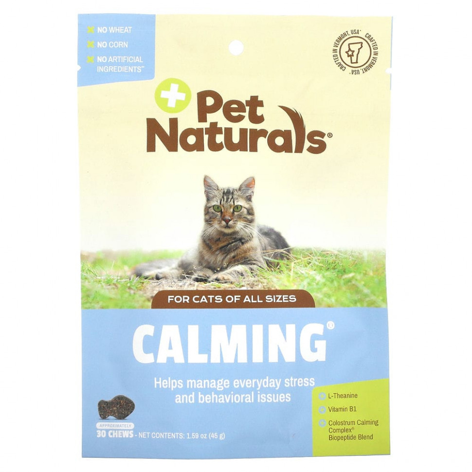 ���� ������ (Iherb) Pet Naturals of Vermont, ������������� �������� ��� �����, 30 ����������� ��������, 45 � (1,59 �����), ������ �� 1430 ���