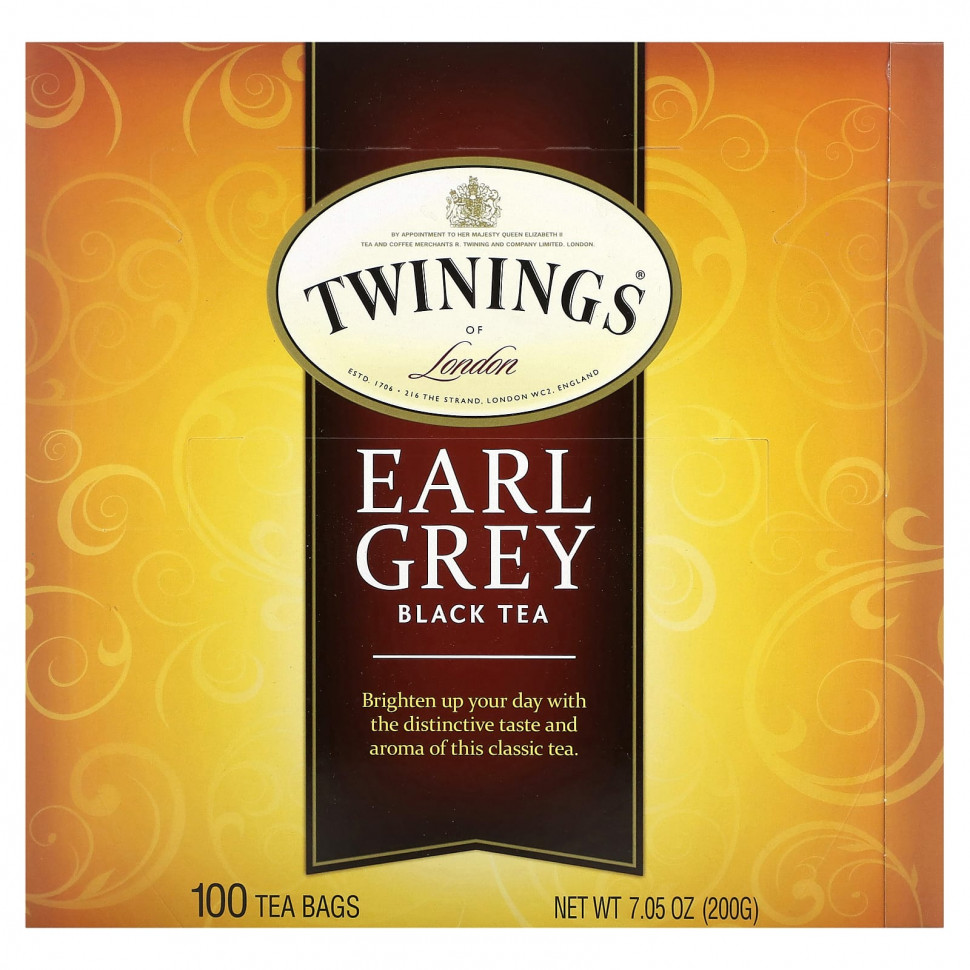 ���� ������ (Iherb) Twinings, ������ ��� Earl Grey, 100 ������ ���������, 200 � (7,05 �����), ������ �� 3800 ���