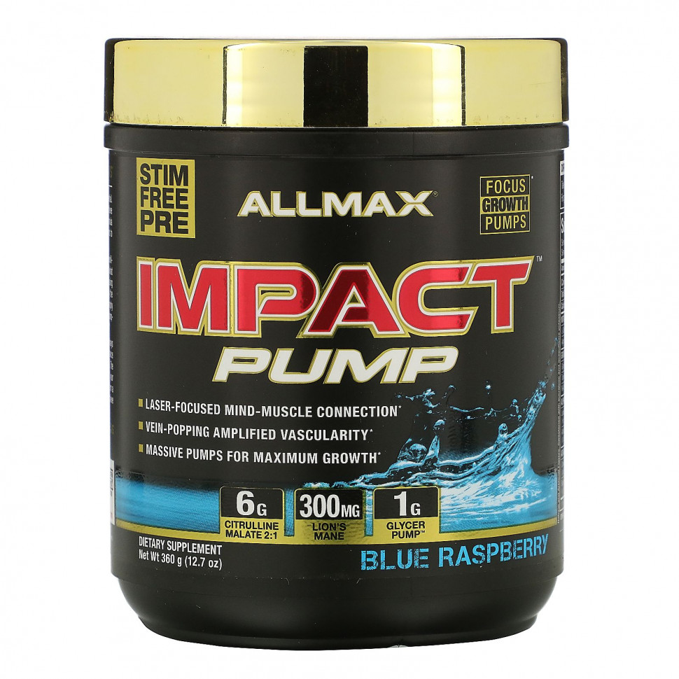   (Iherb) ALLMAX Nutrition, Impact Pump,  , 12,7  (360 )    -     , -, 