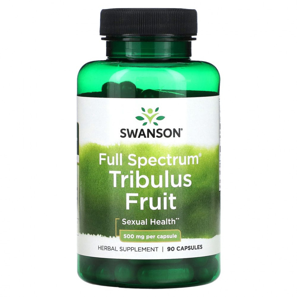   (Iherb) Swanson, Full Spectrum Tribulus, , 500 , 90     -     , -, 