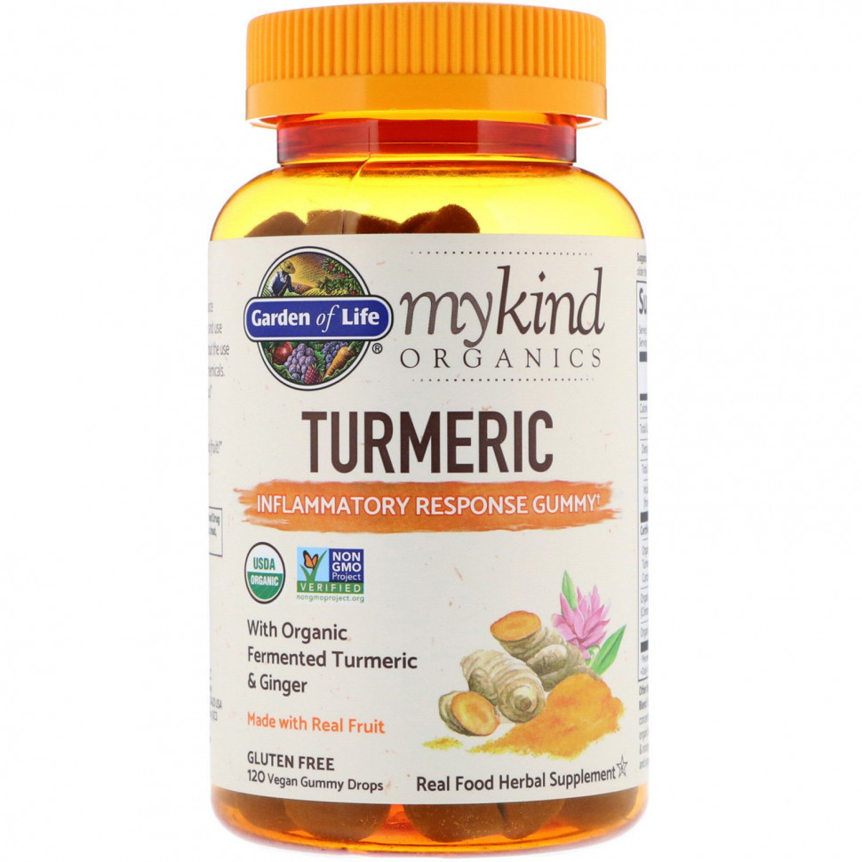 ���� ������ (Iherb) Garden of Life, MyKind Organics, �������, ��������������������� ����������� ��������, 120 ��������� ����������� ��������, ������ �� 5410 ���