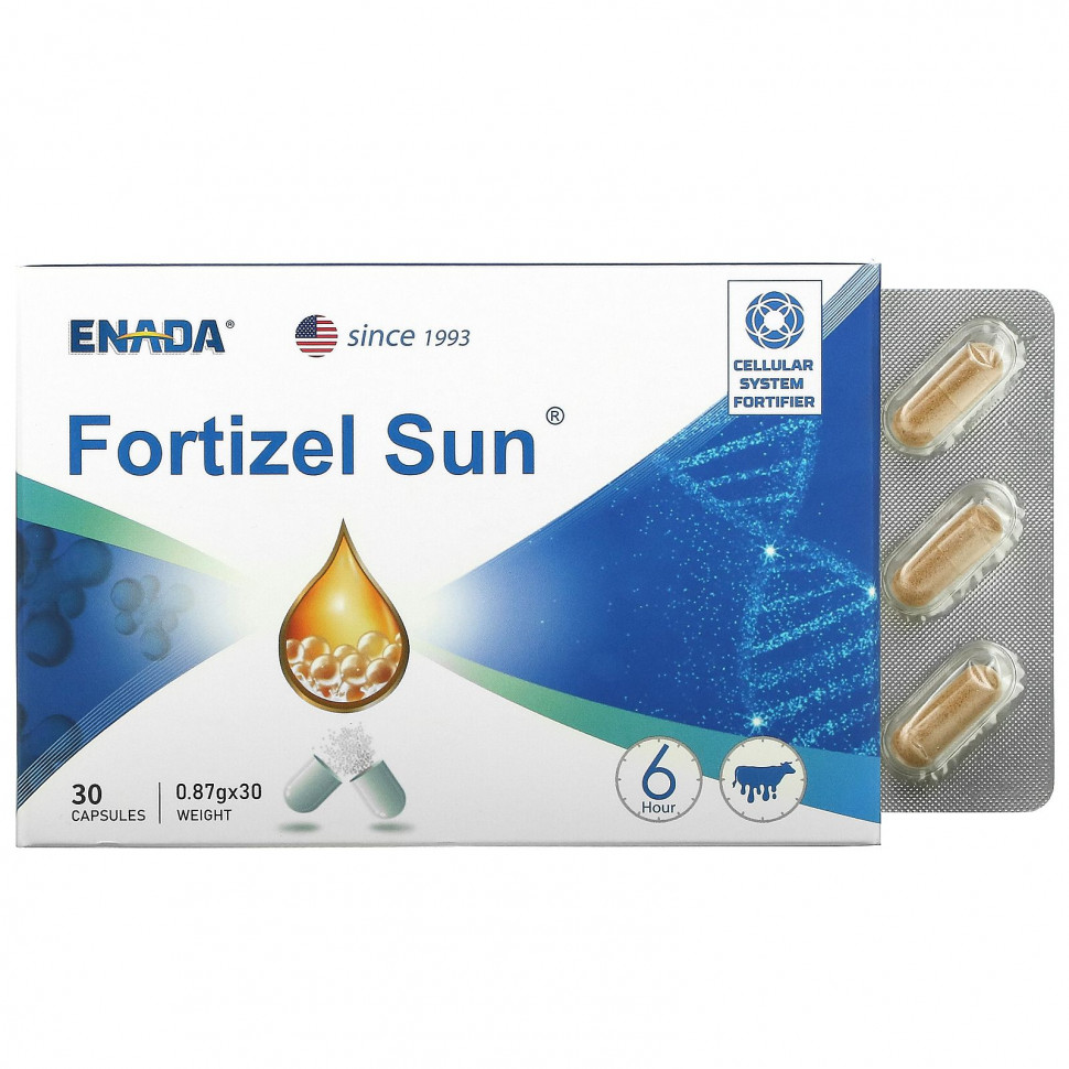 ���� ������ (Iherb) ENADA, Fortizel Sun, ����������� �������� ��� ��������� �������, 30 ������, ������ �� 4930 ���